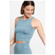 Bodytalk Γυναικεία αμάνικη μπλούζα Crop Top